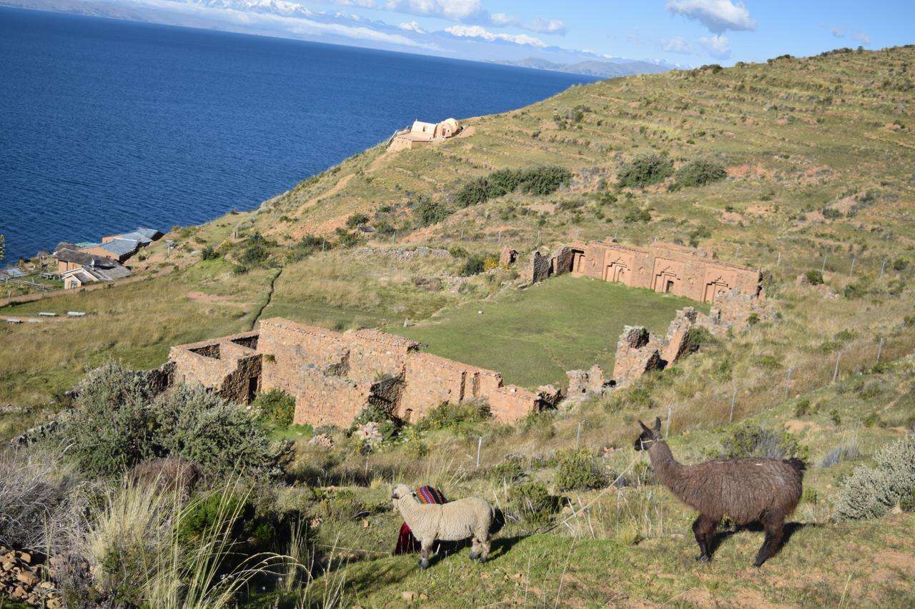 Hostal Luna Del Titikaka En Isla De La Luna Bolivia Isla de la Luna Exterior foto